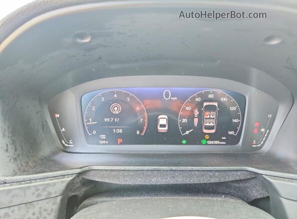1HGCY1F49SA079298 2025 HONDA ACCORD Gray Instrument cluster view