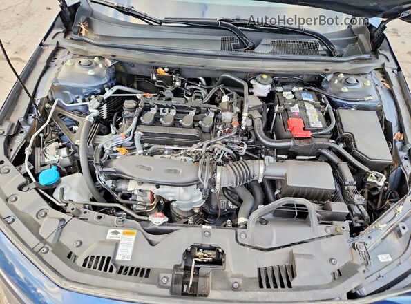 1HGCY1F4XSA010376 2025 HONDA ACCORD Blue Vista interior trasera