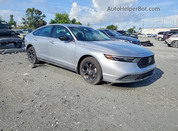 1HGCY1F4XSA030756 2025 HONDA ACCORD Silver Delantero derecho