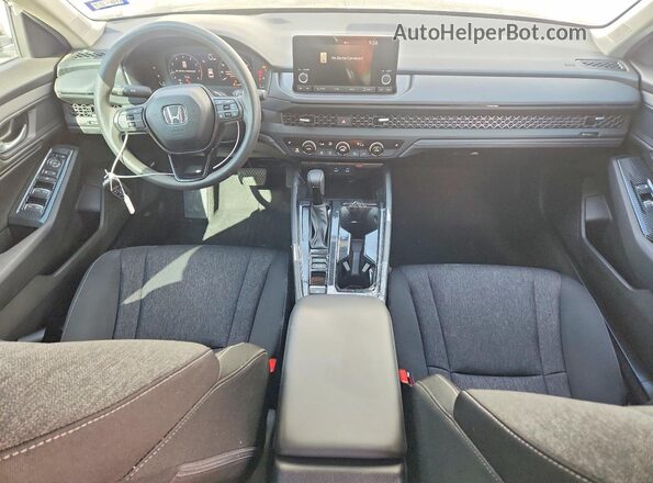 1HGCY1F4XSA050036 2025 HONDA ACCORD White Widok deski rozdzielczej