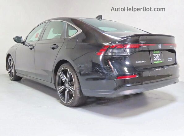 1HGCY2F50PA009534 2023 HONDA ACCORD Black Front view