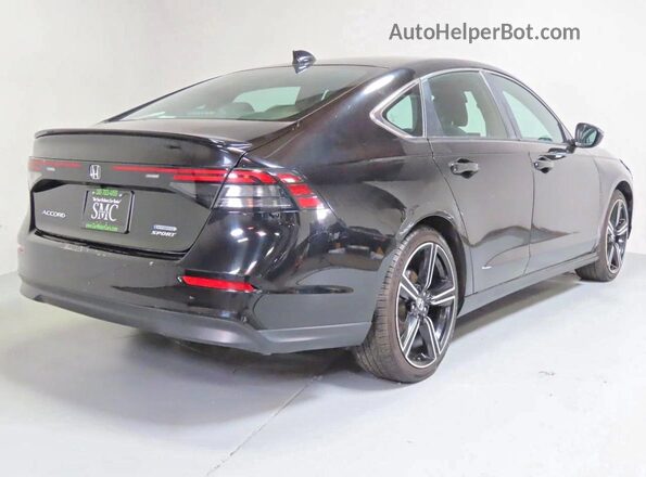 1HGCY2F50PA009534 2023 HONDA ACCORD Black Front right