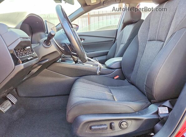 1HGCY2F50PA067790 2023 HONDA ACCORD Красный Вид салона спереди