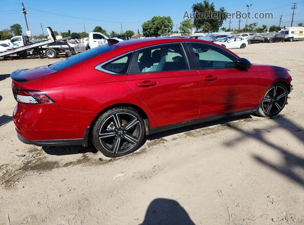 1HGCY2F50PA067790 2023 HONDA ACCORD Красный Задняя правая четверть