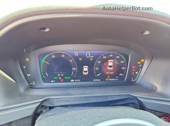 1HGCY2F50PA067790 2023 HONDA ACCORD Красный Вид щитка приборов