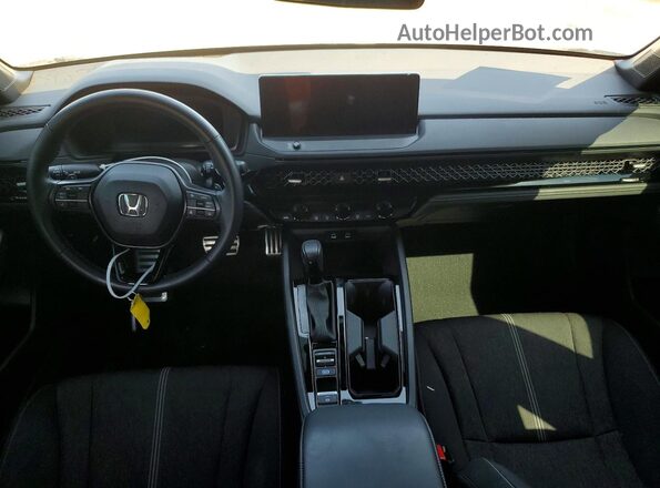 1HGCY2F50RA010007 2024 HONDA ACCORD White წინა პანელის ხედი