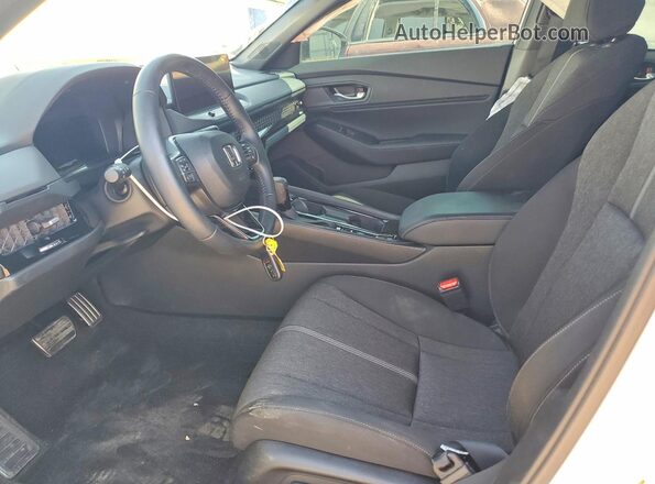1HGCY2F50RA010007 2024 HONDA ACCORD White წინა სალონის ხედი