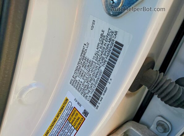 1HGCY2F50RA010007 2024 HONDA ACCORD White VIN კოდის სტიკერის ხედი