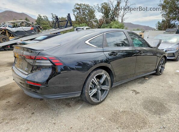 1HGCY2F51RA059524 2024 HONDA ACCORD Черный Задняя правая четверть