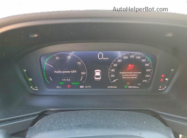 1HGCY2F52RA800957 2024 HONDA ACCORD Белый Вид щитка приборов