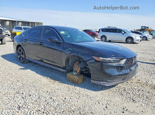 1HGCY2F53PA002240 2023 HONDA ACCORD Black Delantero derecho