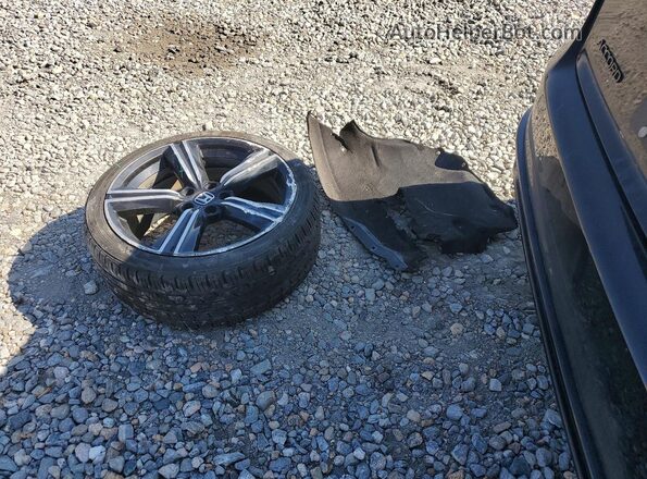 1HGCY2F53PA002240 2023 HONDA ACCORD Black Vista del compartimento del motor