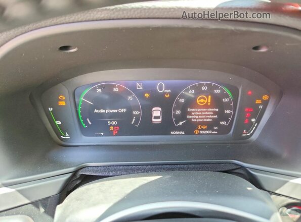 1HGCY2F54TA022474 2026 HONDA ACCORD Black ხელსაწყოთა პანელის ხედი