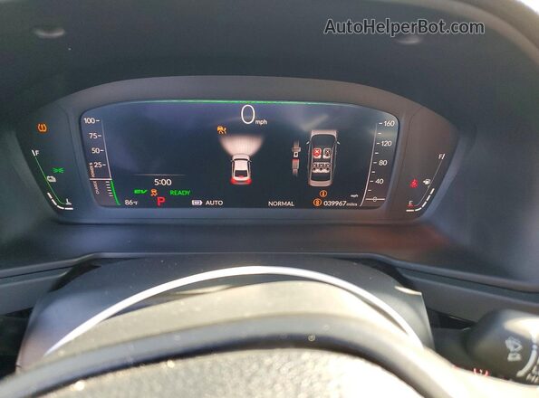 1HGCY2F56RA019858 2024 HONDA ACCORD Gray Вид щитка приладів