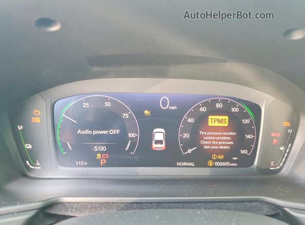1HGCY2F56TA031516 2026 HONDA ACCORD Black ხელსაწყოთა პანელის ხედი