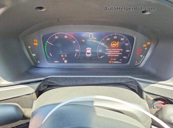 1HGCY2F57SA080836 2025 HONDA ACCORD Black Vista del cuadro de instrumentos