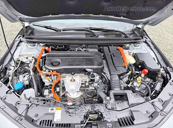 1HGCY2F57SA088354 2025 HONDA ACCORD Silver Vista del compartimento del motor