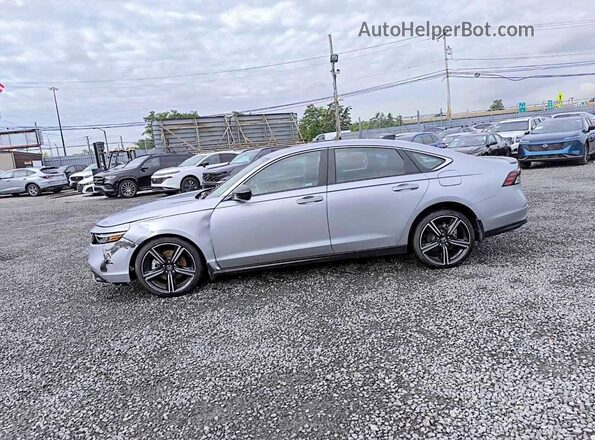 1HGCY2F57SA088354 2025 HONDA ACCORD Silver Vista de la etiqueta del VIN
