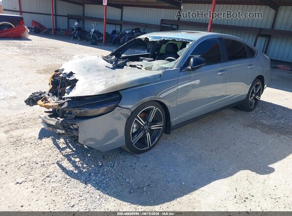 1HGCY2F58RA036760 2024 HONDA ACCORD Серый Передняя левая четверть