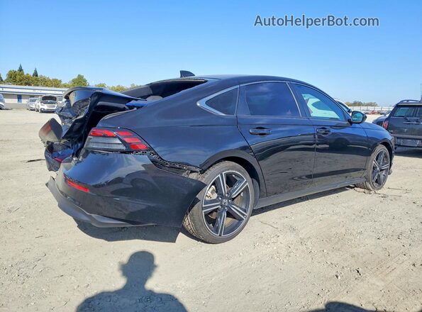 1HGCY2F59PA048915 2023 HONDA ACCORD Черный Задняя правая четверть