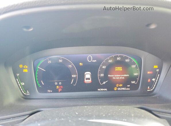 1HGCY2F59PA048915 2023 HONDA ACCORD Черный Вид щитка приборов