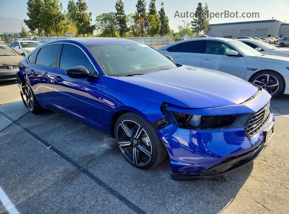1HGCY2F5XRA036565 2024 HONDA ACCORD Blue Передня права чверть