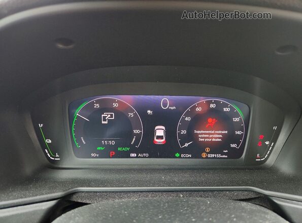 1HGCY2F60RA023221 2024 HONDA ACCORD Gray Widok zestawu wskaźników