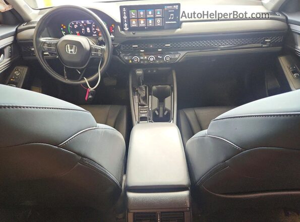 1HGCY2F64RA013128 2024 HONDA ACCORD Blue Dashboard view