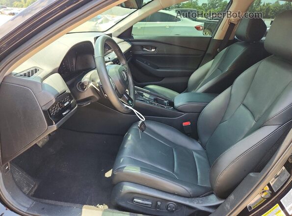 1HGCY2F6XRA086259 2024 HONDA ACCORD Black Սալոնի դիմացի տեսք