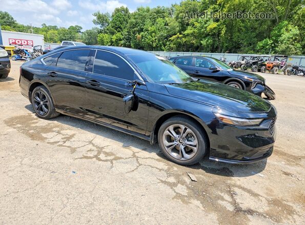 1HGCY2F6XRA086259 2024 HONDA ACCORD Black Առջևի աջ