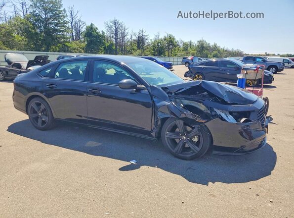 1HGCY2F70RA060424 2024 HONDA ACCORD Черный Передняя правая четверть