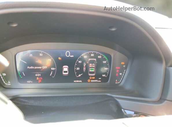 1HGCY2F70SA072904 2025 HONDA ACCORD White Սարքավորումների վահանակի տեսք