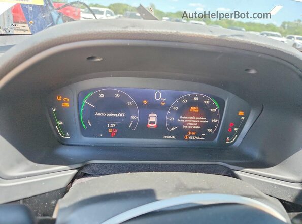1HGCY2F72RA048680 2024 HONDA ACCORD White Vista del cuadro de instrumentos