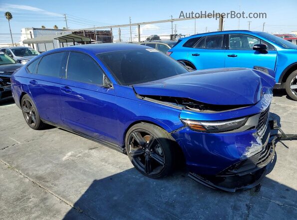 1HGCY2F72SA008542 2025 HONDA ACCORD Blue Передня права чверть