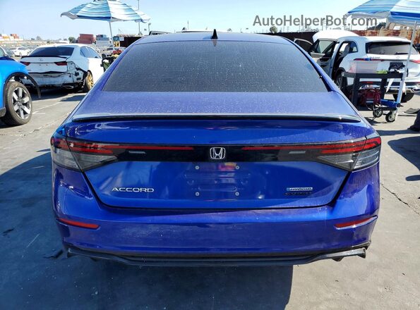 1HGCY2F72SA008542 2025 HONDA ACCORD Blue Вид ззаду