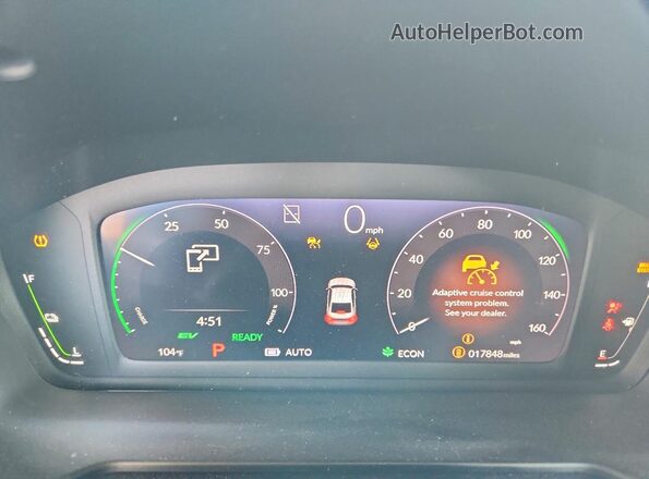 1HGCY2F73PA020013 2023 HONDA ACCORD Gray Instrument cluster view