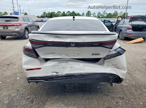 1HGCY2F73SA004354 2025 HONDA ACCORD White Вид ззаду