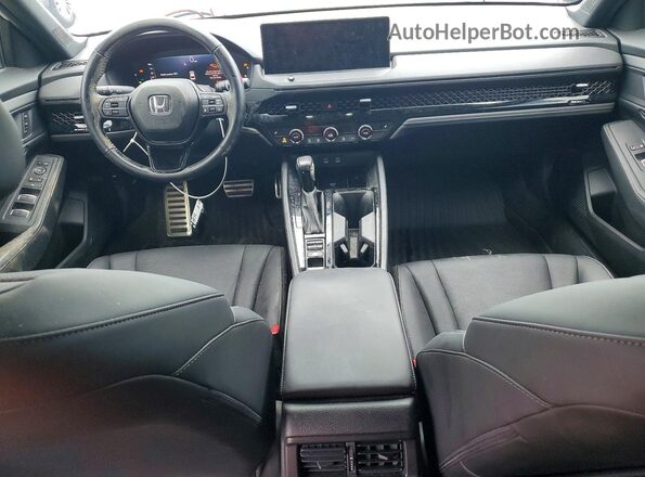 1HGCY2F73SA004354 2025 HONDA ACCORD White Вид панелі приладів