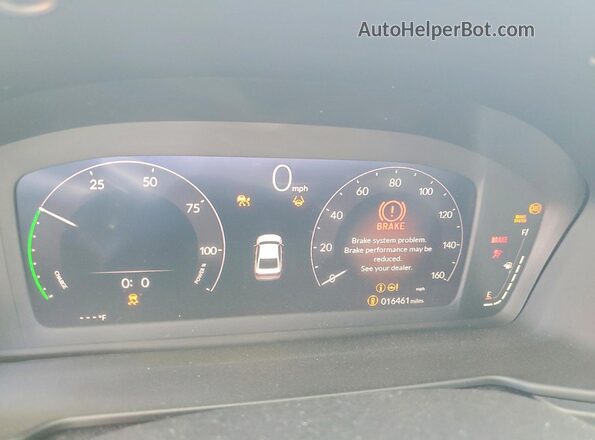 1HGCY2F73SA053716 2025 HONDA ACCORD Gray Вид щитка приладів