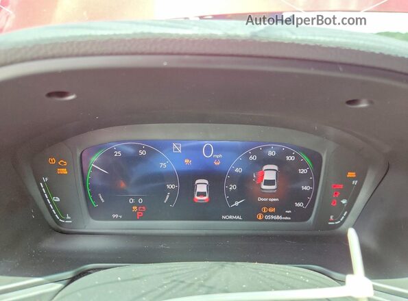 1HGCY2F74RA024154 2024 HONDA ACCORD Red Вид щитка приладів