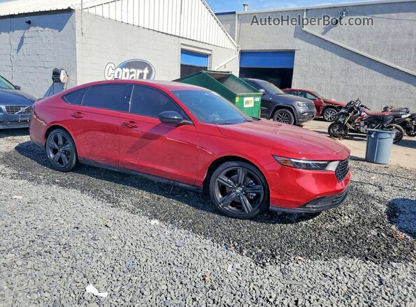 1HGCY2F75RA056952 2024 HONDA ACCORD Red Передня права чверть