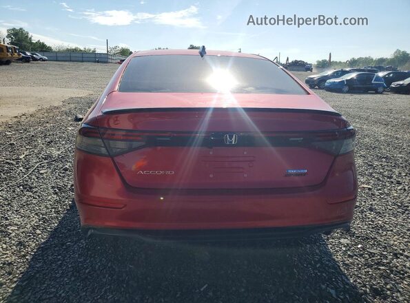 1HGCY2F75RA056952 2024 HONDA ACCORD Red Вид ззаду
