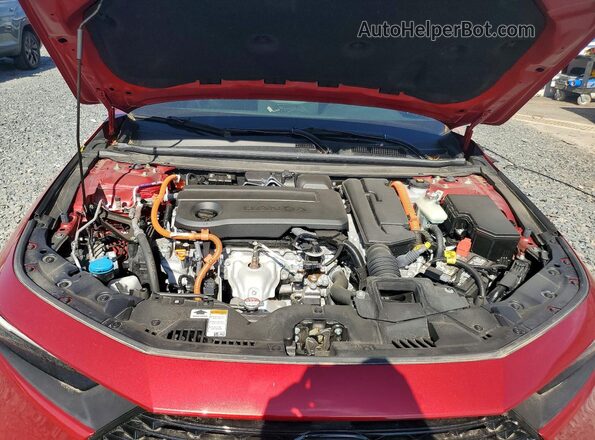 1HGCY2F75RA056952 2024 HONDA ACCORD Red Вид задньої частини салону
