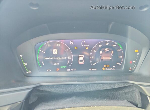 1HGCY2F77SA043285 2025 HONDA ACCORD White Instrument cluster view