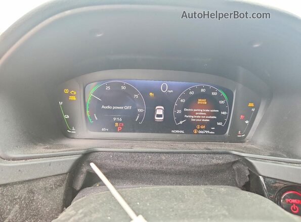1HGCY2F78RA031625 2024 HONDA ACCORD Серый Вид щитка приборов