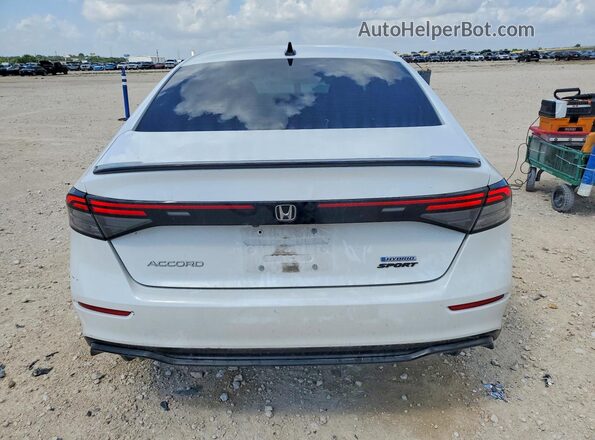 1HGCY2F7XPA056166 2023 HONDA ACCORD White უკანა ხედი