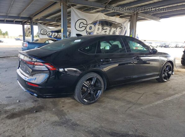 1HGCY2F7XPA070651 2023 HONDA ACCORD Черный Задняя правая четверть