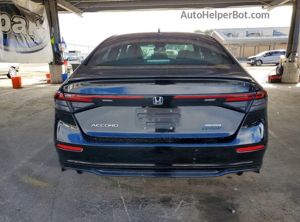 1HGCY2F7XPA070651 2023 HONDA ACCORD Черный Вид сзади