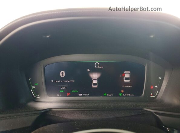 1HGCY2F7XPA070651 2023 HONDA ACCORD Черный Вид щитка приборов