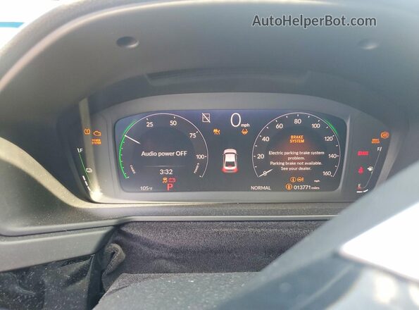 1HGCY2F80SA071924 2025 HONDA ACCORD Серебряный Вид щитка приборов